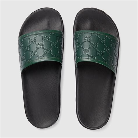 mens gucci slide|gucci inspired men's slides.